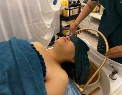 Gội đầu dưỡng sinh sạch sâu 